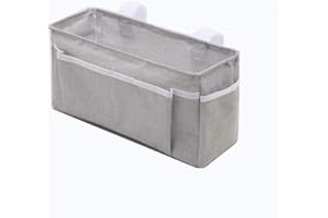 SJTJSPX Betttasche Hochbett Hängetasche Autositze Aufbewahrungstasche Sofa Stuhl Armlehnen Organizer Nachttisch Badezimmer Storagetasche Hängende Kinderzimmer Organizer für Buch Magazin Spielzeug Handy