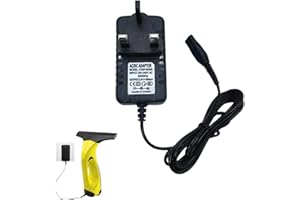 JEEGOWOOSS Charger for Karcher Window Vac Cleaners, Replacement for Karcher Window-Vac Charger, Charging Power Lead with Plug for WV1, WV2, WV50, WV50 Plus, WV51, WV55, WV60, WV60, WV70, WV75 (Black, 59.0in)