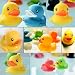 Mture Baby Bath Ducks - Rubber Duck Bath Toys No more Unhygienic Mouldy , Baby bath Toys Colourful Ducks Set for Babies Toddlers (Six Colours)