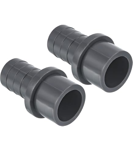 uxcell - Adattatore per tubo flessibile in PVC, 10 mm o 25/64 pollici spinato x 1/4 pollici G maschio, 20 pezzi