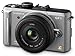 Produktbild Panasonic Lumix DMC-GF1 Systemkamera (12 Megapixel, 7,6 cm Display, HD-Video, LiveView, Bildstabilisator) inkl. 14-45 mm Objektiv titan-silber