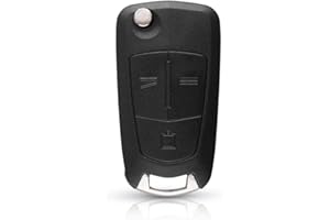 ENERGY 01 ENERGY01 3 botones - Carcasa para Opel Vauxhall Opel Astra H Corsa D Vectra C Zafira Astra Vectra Signum (3 botones)