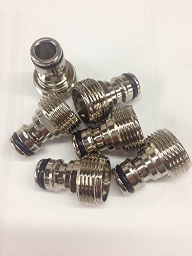 Gardena-Geräteanschlussstück 1/2″ – 3/4″AG in Chrom - 2