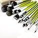 VALUE MAKERS 23pcs Makeup Brush Set - Bamboo Makeup Brushes - Professional Make Up Brushes - Makeup Brushes Kit - Make Up Brush Set - Face Powder, eyeliner, Foundation, Blusher, Concealer, Lip Make Up Brushes + Make Up Brushes Pouch