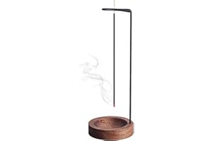 SIYIFEI Wooden Incense Holders Upside Down Incense Holder for Sticks Ash Catcher Catching Room Censer Holder Tea Room Home Decoration for Yoga Meditation
