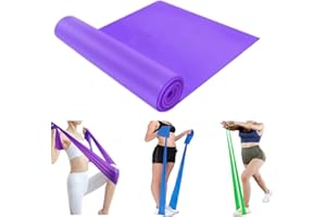 GIMIRO Stretch Belt, Elastic Resistance Band, Pilates Belt, Yoga Band, Flexible Straps for Exercises, Fitness, Training, Weight Loss, Rehabilitation Belt