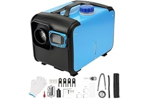 SHOCKFLO Standheizung Diesel, 12V 8KW Diesel-Luft-Auto-Standheizung Dieselheizung Schnelles Aufheizen mit verbessertem LCD-Schalterdisplay und Fernbedienung für Wohnmobil, Garage, Autoanhänger, LKW, Boot