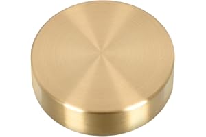 GARNECK Presse-papiers rond en laiton massif massif presse-papiers chinois lourd plat pour le bureau à la maison