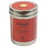 tinte khadi colores Yumi Bio Shop KHADI® Tinte Vegetal Henna & Amla - Tiñe tu cabello de manera natural - Hidrata el cabello - Cubre las canas