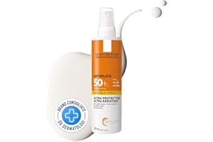 La Roche-Posay, Anthelios Spray Invisibile SPF50+, Protezione Solare, Alta Protezione e Ultra Resistente, Con Profumo, Ipoallergenico, Adatto alla Pelle Sensibile, 200 ml