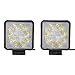 Produktbild 2-Pack 4.3 "24W 6000K 10-30V DC Tageslicht LED Arbeitsscheinwerfer Strahler Nebelscheinwerfer