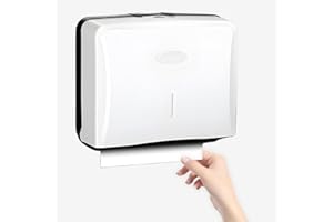 YOPOTIKA Distributeur de serviettes en papier à fixation murale, distributeur de serviettes multi-pliées, distributeur d'essuie-mains commercial en C pour cuisine, salle de bain, hôtel, restaurant, peut