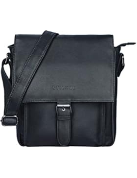 STILORD 'Nevio' Herrentasche Leder Umhängetasche kleine Messenger Bag elegante Handtasche im Vintage Design Schultertasche...