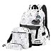Produktbild wewo Schulrucksack Mädchen Schulranzen Nylon Lässig Schultasche Schule Studenten Rucksack Damen Daypack Wasserdichter USB Rucksäcke Laptop Backpack Groß