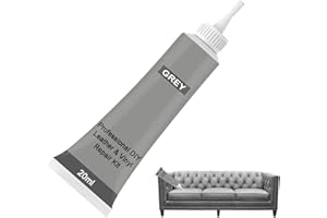 TUKNON Renovateur Cuir, Pâte Réparatrice Cuir, Leather Repair Cream, Crème Réparatrice Cuir, Pâte Réparatrice Simili Cuir, Pâte Réparatrice Cuir Gris, Kit Rénovation Cuir, Leather Cream, Renovateur Cuir Gris