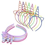 Decoración adorable. Con un patrón lindo y elegante en hermosos colores, la diadema hace que las chicas sean más hermosas. Es perfecto para la fiesta de cumpleaños de los niños, el Día del Niño, Halloween, Navidad y todos los festines.