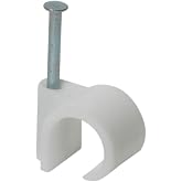 Staples For Cable &Oslash; 12 To 16 Mm White Bag Of 50