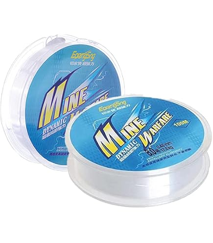 Fil De Pêche Nylon Transparent SRTSTR – 200 M X 0,8 Mm – Avec 100 Manchons Alu – Multi-usage Bricolage & Bijoux