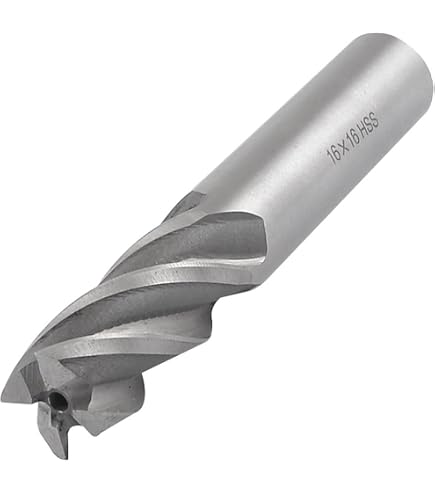 Fraises à Rayon Arrondi 4 Dents HSS-AL, Diamètre 16mm, Rayon R5, Longueur 80mm - Pour Usinage Fin - 8