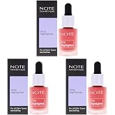 Note Cosmetics Drop Highlighter 01 Pearl Rose Işıltılı Likit Aydınlatıcı (3 paketi)