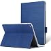 Produktbild iPad-2017-Hülle, DesertWest iPad Hülle 9 7 Zoll iPad 2017 iPad 2018 hülle mit Auto Sleep/Wake up Funktion, Standfunktion und PU Bumper für Apple New iPad 2018/2017 9.7" Tablet (Blau)