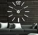 Produktbild Qin @ XH DIY Moderne minimalistische Wohnzimmer Wand Aufkleber Creative Acryl Spiegel Wanduhr/Uhr/Uhr (70–110 cm verstellbar) C