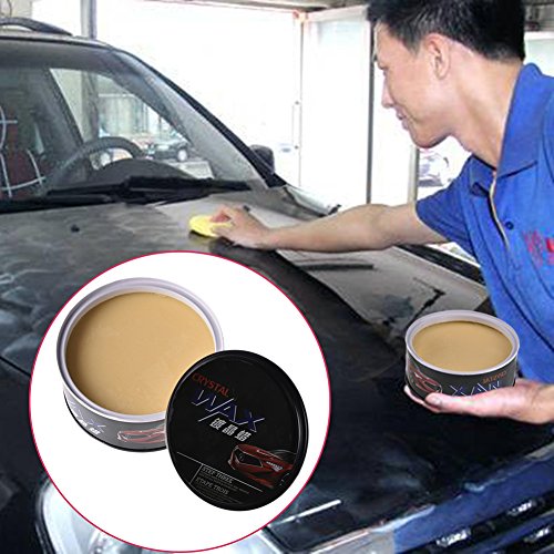 Car Plated Crystal Wax,Waterproof Car Plated Crystal Wax Polishing Coating Solid Wax Vehicle Wax Crystal Coating Butter Wet Wax 200 Gram