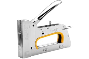 ‎RAPID Rapid PRO R33 Handtacker - Kompakter Tacker aus Stahl für Holz und Stoffe, für Typ 13 Klammern (6-14 mm), Ergonomisch, Rückschlagfrei, Zum Polstern und Dekorieren