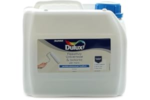 Dulux Fissativo all'acqua per interni Universale, Primer aggrappante per pareti, 2.5 Litri, Incolore, 2.5L