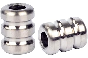 TATAEDC Cordon en titane avec perles de paracorde pour couteau, fermeture éclair, bijoux, lampe de poche, bracelet, collier, perles de parachute 550