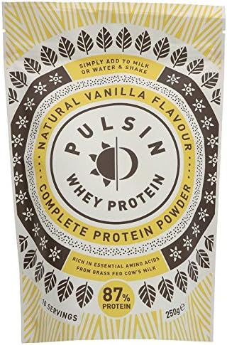 Pulsin Whey Protein Powder - Vanilla - 250g (2 Pack Bundle)