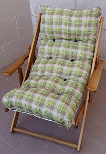 LIBEROSHOPPING.eu - YOUR HOUSE IN A CLIK Padded Cushion Replacement for Lounge Chair Relax Cotton Fabric