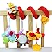iDream Cute Multi-Function Activity Soft Plush Spiral Rattle Hanging Bell For Crib Bed Stroller For Baby Infant Newborn (Style 3) RS.699.00