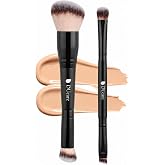 DUcare Duo End Makeup Brushes Foundation &amp; Contour Brush | Makeup Brush Eyeshadow Brush Eyeliner Brush Double Makeup Brush Se