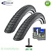 Produktbild 01022830SK 2 x Schwalbe Big Ben Reflex Race Guard schwarz + 2 Schläuche 50-622 (AV19 Autovenril)