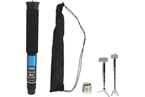 LVIFLOAE Monopiede per fotocamera 8 sezioni Bastone per selfie Bastone da trekking Monopiede leggero da viaggio in lega di alluminio per videocamera DSLR Escursionismo Campeggio ﻿