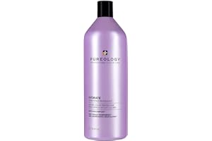 Pureology Hydrate Moisturising Conditioner, For Medium to Thick Dry, Colour Treated Hair, Vegan Formulas, Sulphate Free, 1000ml