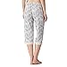 J By Jasper Conran Womens Designer Blue Print Cropped Pyjama Bottoms 16
