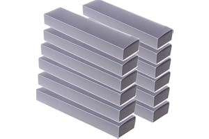 SEVENMYE 10 Stück Stifte Verpackung Box Kugelschreiber Box für Schule Schreibwaren Büro Zubehör Geschenkbox Organizer Box Stapelbare Stiftebox Aufbewahrungsbox Aquarellstift Container