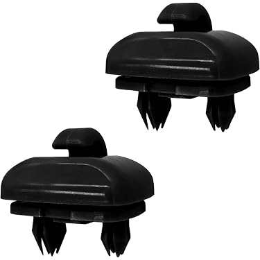 Aramox Sun Visor Clip Replacement For Chrysler 200 & Dodge Avenger 2011-2015 - Black ABS Plastic Clip, OE# 1GW25DX9AA