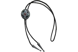 JEAN'S FRIEND JEANSFRIEND Vintage Southwest Celtic Cross Knot Oval Bolo Tie Corbata