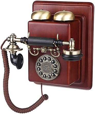 XIE European antique wall mounted telephone vintage wood plane/high-end mechanical Bell (1912)