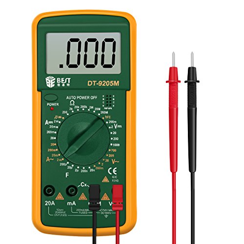 ELEGIANT Digital LCD Multimeter Transistor Meter Messgerät Voltmeter Amperemeter 20A 400V Volt AMP OHM-Kontrolleur-Prüfvorrichtung AC DC