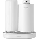 Brabantia - Sabun ve bulaşık deterjanı dispenseri seti, sabun ve bulaşık deterjanı i&ccedil;in 2 şık dağıtıcı, tepsili, metal yapı k