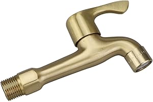 TOPHOMER Grifo de Extremo de Manguera de Latón de 1/2", Kit de Jardín al Aire Libre, Agua de Latón, Exterior, Asignación para Lavadora de Jardín