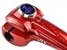CoFashion Tourmaline Ceramic Miraculous LCD Big Digital Display Automatic Hair Styling Curling Iron Magic Wand Party Club Curler Professional Curl Machine (Red)