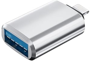 ZOYUZAN Lightning Male to USB Female Dongle iPhone OTG Adapter for 14 13 12 11 Pro Max Xr X 8 7 Plus Apple iPad Air Camera Card Reader Converter USB Flash Drive Mouse Keyboard Hub MIDI Piano U Disk Connector