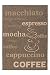 Produktbild Lalee  347180448  Teppich / Sisal Optik / Flach / Küche / Muster : Kaffee Bistro / Braun / Grösse : 120 x 170 cm