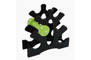 FAMKIT Support pour haltères à 3 niveaux - Support compact pour haltères - Pour la maison, la salle de sport - Durable