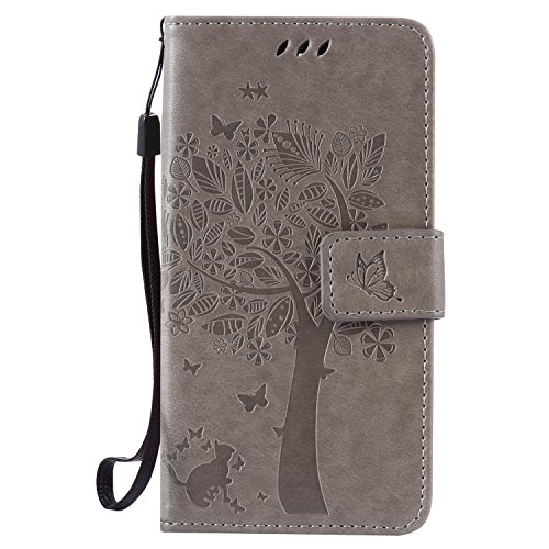 OuDu Funda LG G3 Mini G3 S Carcasa de Billetera Funda PU Cuero para LG G3 Mini G3 S Carcasa Suave protector con Correas de Tel fono Funda Arbol Flip Wallet Case Cover Bumper Carcasa Flexible Ligero Ultra Delgado Caja Anti Rasgu os Casco Anti Choque Funda Soporte con Cierre Magn tico y Ranura para Tarjetas - Gris Regalo 1 Protector de pantalla OuDu Funda LG G3 Mini G3 S Carcasa de Billetera Funda PU Cuero para LG G3 Mini G3 S Carcasa Suave protector con Correas de Tel fono Funda Arbol Flip Wallet Case Cover Bumper Carcasa Flexible Ligero Ultra Delgado Caja Anti Rasgu os Casco Anti Choque Funda Soporte con Cierre Magn tico y Ranura para Tarjetas - Gris Regalo 1 Protector de pantalla
